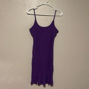 Purple stretch dress
